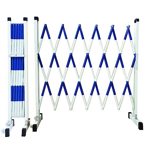 Ber de seguridad móvil expandible con ruedas, puerta de seguridad industrial, control de acceso retráctil flexible para calzadas y zonas peatonales, solución de seguridad de tráfico
