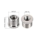 uxcell-38-Female-to-58-Male-Threaded-Screw-Adapter-for-Microphone-Stand-Copper-1pcs