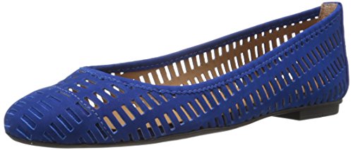 French Sole FS/NY Damen Quarz Ballerinas, Nubukleder Kobaltblau, 38 EU Cover