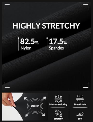 baleaf Women's Capri Leggings with 3 Pockets Tummy Control 21" Inseam Workout Capris Yoga Pants4