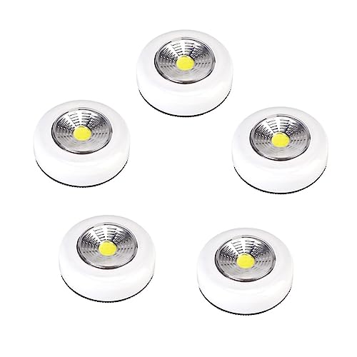 ASAKKURA Touch Light Led Bulbs Emergency Night Cabinet Wall Cordless Battery Operated Sticker Back No Batteries