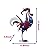 BAENRCY Metal Rooster Statues Waterproof Chicken Sculpture Metal Garden Deco Outdoor Yard Ornament for Patio Lawn Backyard