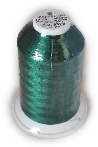Rheingold Polyester No. 40 Dark Emerald Hilo de Bordar 196850.39 pulgadas miniatura 1