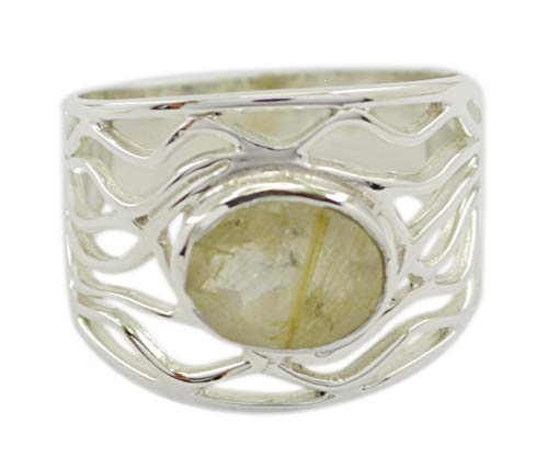 Bague en quartz rutile et argent 925 le bijou idéal pour vos soirées