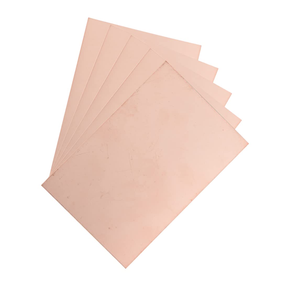 PATIKIL 150x100x1.5mm Rame Rivestito Laminato, 5pz FR4 Bifacciale PCB Circuito Scheda per Fai da Te Prototipazione, PCB Scheda