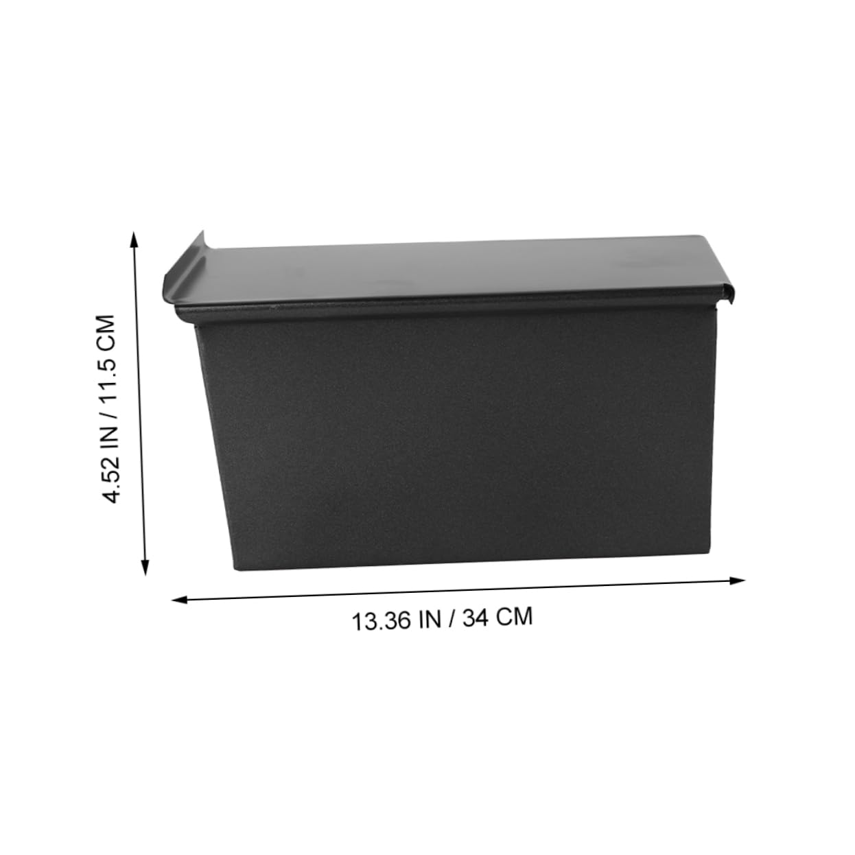 SOLUSTRE 1 Set Black Loaf Pan with Cover Non Stick Bread Baking Mold for Toast Capacity for Home Baking Lightweight Design Easy Cleanup Smooth Edges for Safe Handling