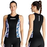 Skyone Wetsuit Top Vest Men Women 2MM 3MM, Neoprene Shirt Vest Wet Suit Jacket UV Protection, Thermal Sleeveless Diving Workout Top for Swimming Canoeing Surfing