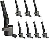 DG508 Ignition Coil Pack Set of 8 Compatible with FORD E-150 E-250 E-350 E-450 F-250 Replacement for...