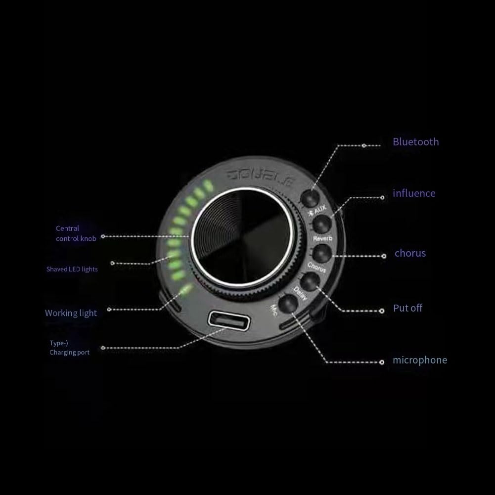 de Vibración OS1, Compatible con Carga USB para Instrumentos de Música Folclórica Clásica para Accesorios de Guitarra