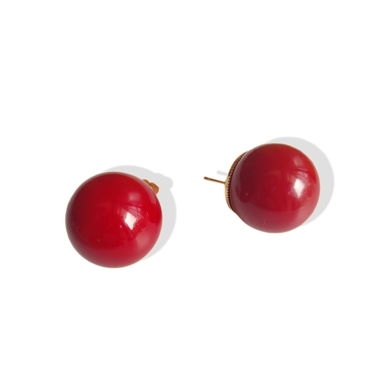 Classic Red Pearl Earrings for Women (Red) (B0CJZ3SVV6) Amazon Price History, Amazon Price Tracker