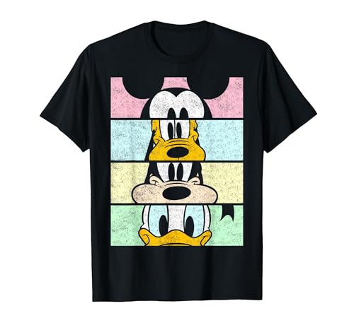 T-shirt Disney homme noir 3XL à col rond pour silhouettes fortes cherchant du style
