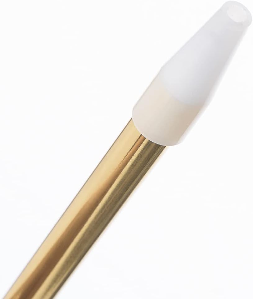 8 Pack Pompom Gift Plush Pen Gold Color Ballpoint Pen for Wedding,Office and Party