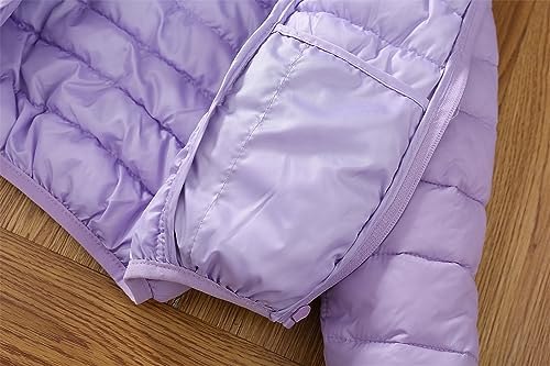 Boys Girls Winter Warm Puffer Jacket Kids Full Zip LightWeight Soild Hoodie Down Jackets Coat3