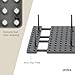 Umbra Peggy Kitchen Cupboard, Shelf and Drawer Organizer Tray - Adjustable Storage System For Food Containers, Cookware, Serveware, Utensils and More (Set of 2)