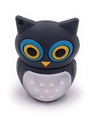 Clé USB chouette oiseau gris idée cadeau originale pour anniversaire et étudiants en informatique