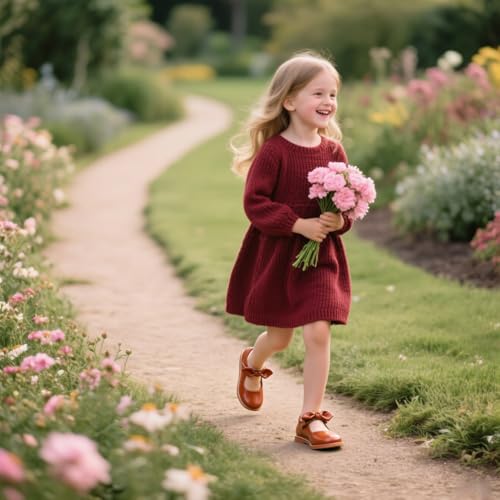 Image of Otter MOMO Toddler /Little Girls Mary Jane Slip-on School Uniform Party Dress Shoes