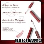 Lip Liner Gloss Set, Dark Purple Plumping Lip Liner Lip Pencil Moisturizing Lightweight Lip Gloss Lip Combo, High Shine Glossy Lip Tint Lip Stain Makeup Long Lasting Lip Contour for Women - Image 3