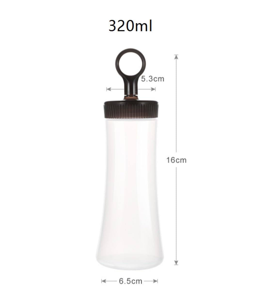 Butelka Ściskania 5 Szt. Butelka Do Wyciskania Przypraw, Sos Sałatkowy, Ketchup, Syrop Majonezowy, Pojemnik Naczynia Obiadowe(White)