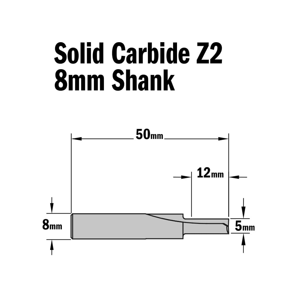 CMT Orange Tools 911.050.11 – frez prosty HWM S 8 D 5 x 12