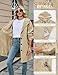 CMTOP Mantel Damen Lang Elegant Leichte Trenchcoat, Einfarbig Klassische Mäntel Winddichter Übergangsmantel Wasserabweisend Windjacke mit Taschen, Kapuze für Frühling Sommer Herbst(Khakigrau,XL)