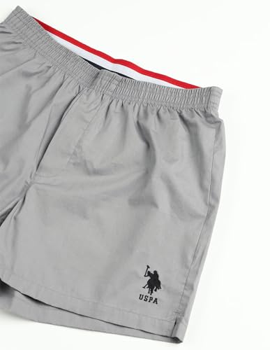 Image of U.S. Polo ASSN. Mens OEX07 Solid Cotton Outer Boxers