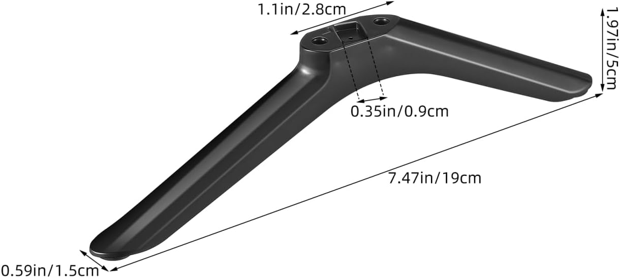 SOLUSTRE Universal Tv Stand Legs Replacement with Screws Stable Tabletop Base Pedestal Feet for Smart Tvs Monitors Projectors Anti-Slip Design for Living Room Bedroom