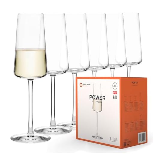 Leonardo Puccini Sekt-Gläser, 6er Set, spülmaschinenfeste Prosecco-Gläser, Sekt-Kelch mit gezogenem Stiel, Champagner-Gläser Set, 280 ml, 069550 4 Stölzle Lausitz Power Champagnerkelche 240 ml I Schaumweingläser 6er Set Kristallglas I Sektkelche spülmaschinenfest I Sektglas-Set 6 Stück bruchsicher I wie mundgeblasen I höchste Qualität