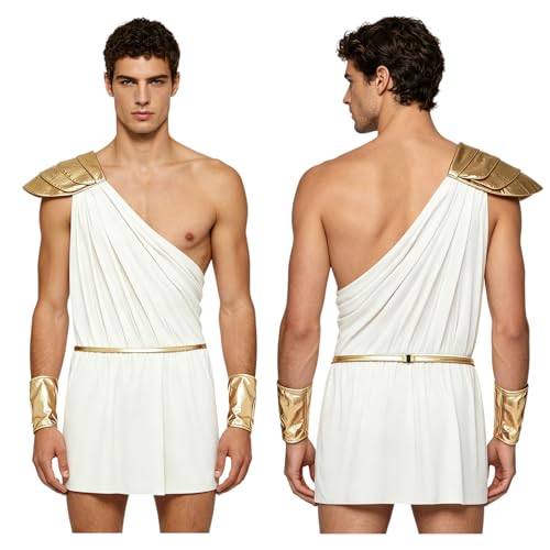 Costume Dieu Grec de Qualité pour Mascarade et Soirée Toge Roman