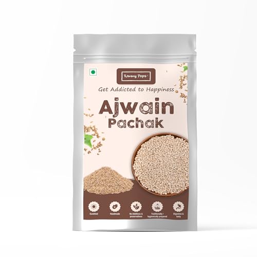Image of Tummy Pops | Premium Salted Ajwain Ajowan Pachak For Digestion - 950Gm Pouch | After Meal Digestives Mukhwas, Premium Handmade Sweet Mouth Fresheners, Chatpati Churan Goli Pachak