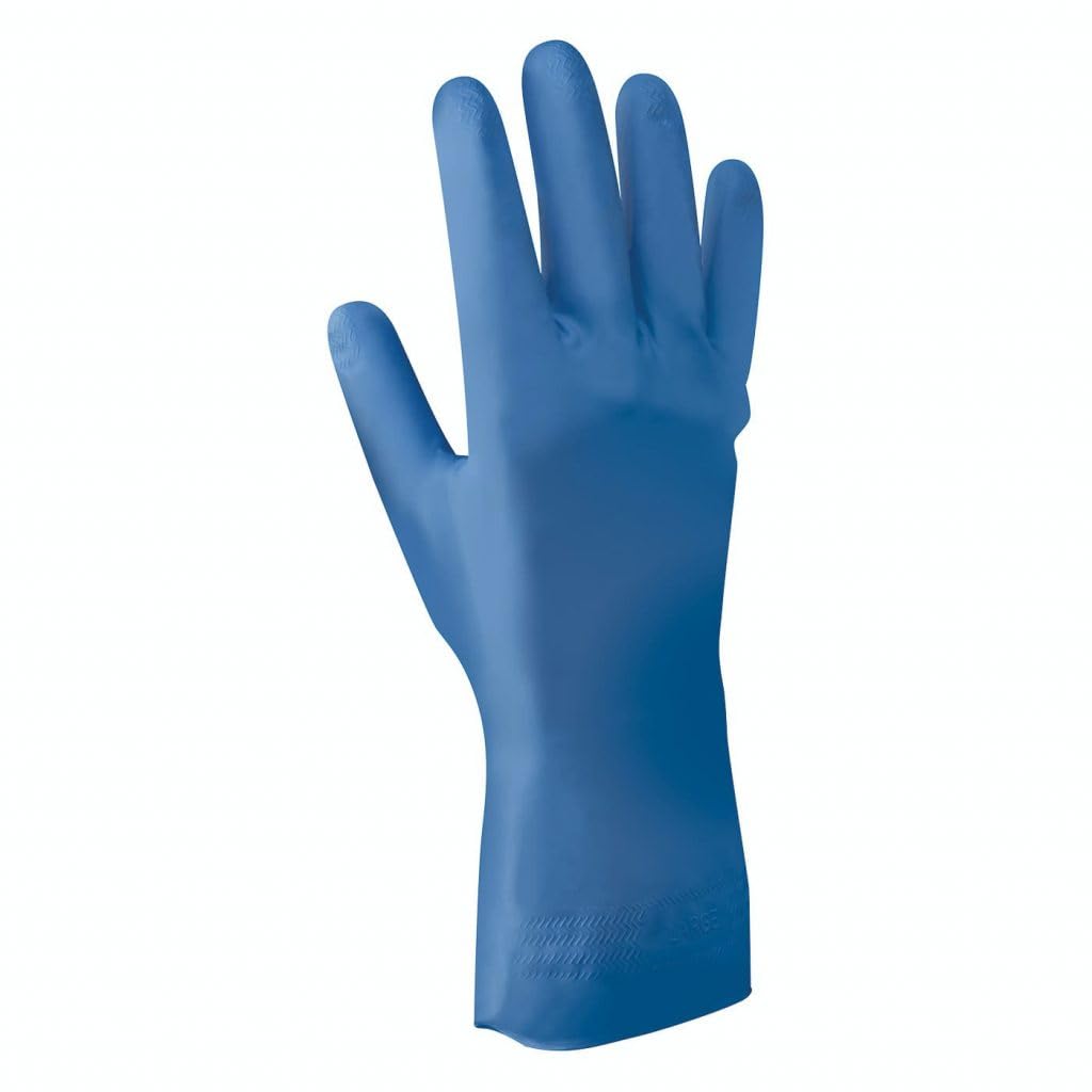 SHOWA 707HVO 12" Disposable Biodegradable Chemical Resistant Glove, Orange, X-Large, 12 Pair