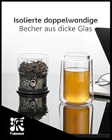 ZENS Klein Teekanne Losen Teezubereiter, One-Touch Magic Teapot, Schwarz – Ansicht 4