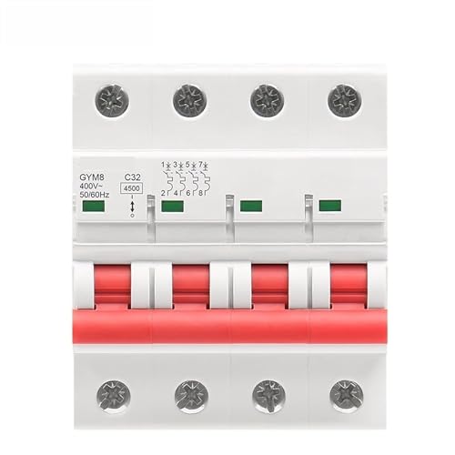 Disyuntor de 4 polos contra sobrecargas e interruptor de protección 50A curva C 2