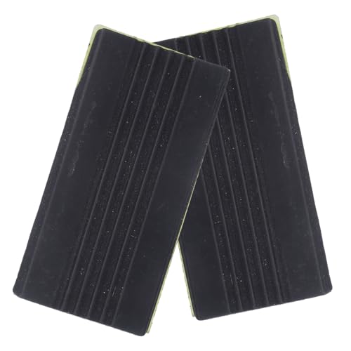 FUNOMOCYA Drum Rack Accessory Kick Pedal Pad Non-slip Bass Drum Hoop Guard Music Instrument Support Pad (1 Pair)