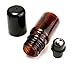 Produktbild 5 ml leere, braune, bernsteinfarbene Glasflaschen zum Aufrollen, nachfüllbar, Metall-Rollerball, für ätherische Öle, Lippenstift, Flüssigkeit, Attar, Fläschchen, Behälter, 6 Stück