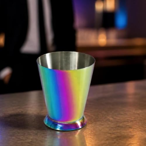 Vaso para beber acampanado con base estable de acero sólido resistente de cocina 5