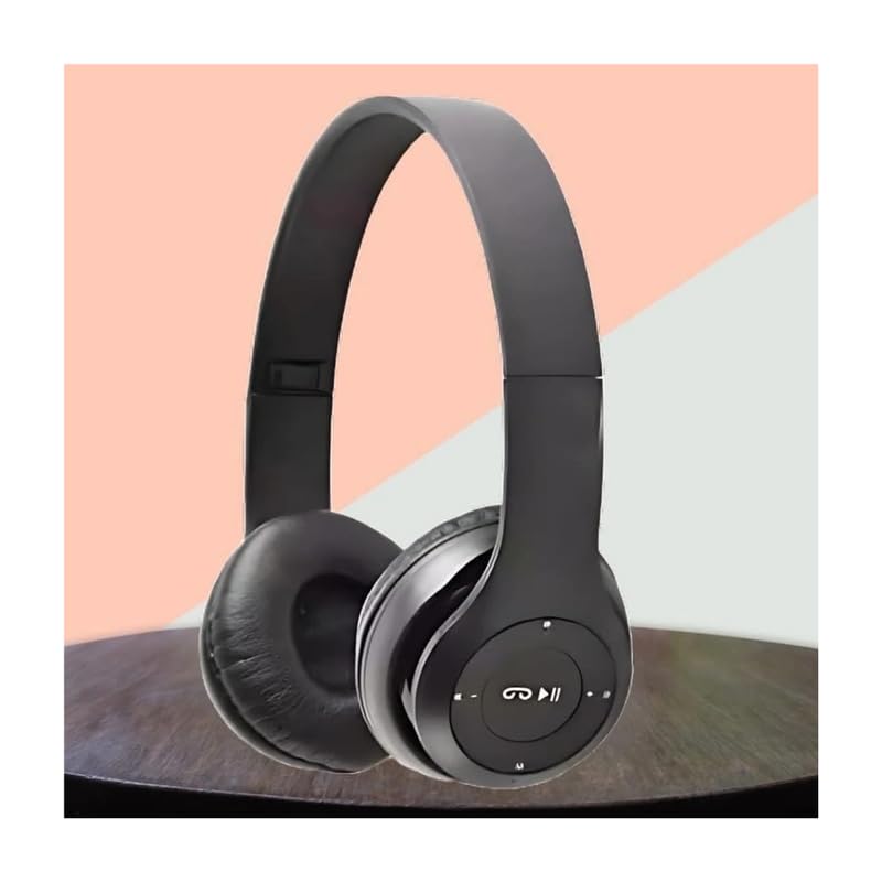 Image of P47 Wireless iC-02 Headphone with Mic & SD Card Slot Bluetooth Headset