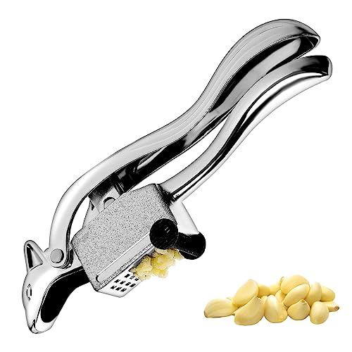 SOIMISS Prensa de Manual Inoxidable Herramienta Mincera para Jengibre y y Fácil de Limpiar Mango Ergonómico para Cocina Familiar y Profesional