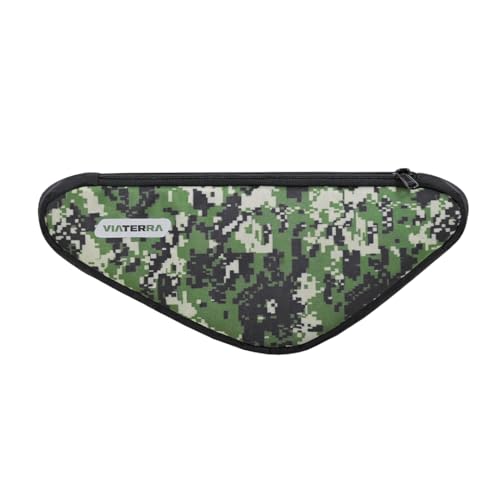 Image of ViaTerra Cycling Frame Bag | Convenient Access to Essentials | NO Interference with Pedaling or handling | Quick Installation (Camo)