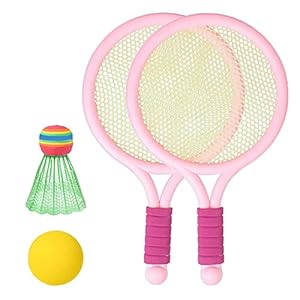 Anwangda Tennisrackets Set, Outdoor Sport voor Kinderen Indoor Gift met 2 Ballen Training Game Tennis Racket Set