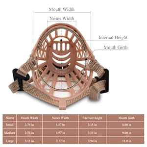 2-Pcs-Dog-Muzzle-Breathable-Basket-Muzzle-for-Dog-Soft-Dog-Muzzle-with-Non-Slip-Buckle-Adjustable-Lightweight-Prevents-Barking-and-Chewing-Small - Cucciolini Doodles 2-Pcs-Dog-Muzzle-Breathable-Basket-Muzzle-for-Dog-Soft-Dog-Muzzle-with-Non-Slip-Buckle-Adjustable-Lightweight-Prevents-Barking-and-Chewing-Small