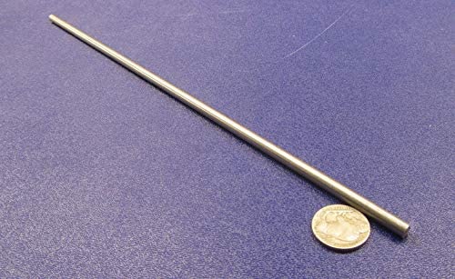 17-4 PH Stainless Steel Hardened Shaft .218" Diameter x 12" Long 1 pc
