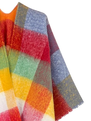 Image of Breezy Lane Women's Shawl Wraps Warm Poncho Ruana Wrap Cardigan