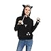 Kei Tomlison Unisex Big Pouch Hoodie Long Sleeve Fleece Pet Cat Dog Holder Carrier Pullover Sweatshirt
