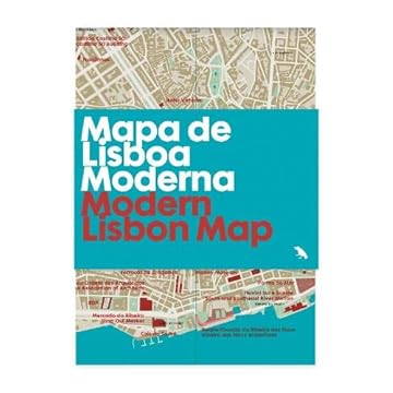 Capa do livro Modern Lisbon Map / Mapa de Lisboa Moderna: Guide to Modern Architecture in Lisbon