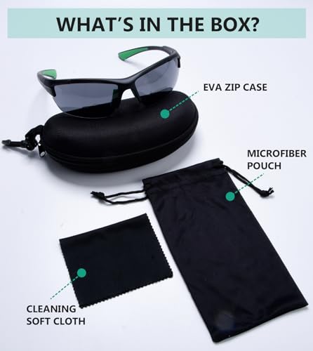 Image of Eyekepper Bifocal Sunglasses for Women Men, Rectangular Frame | Outdoor Sports Bifocal Reading Sunglass, with Readers Built in, Mens Tinted Sun Reader Bifocals, Ladies Cheater,Wrap Half Rim