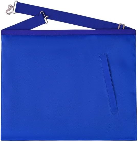 BRICKS MASONS Bricks Maosns Historian Blue Lodge Apron - White & Blue