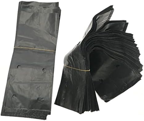 Bolsas De Plástico Para Plántulas - Pack De 200 Unidades, Tamaño 7x15 Cm, Con Agujeros De Drenaje, Ideal Para Semilleros