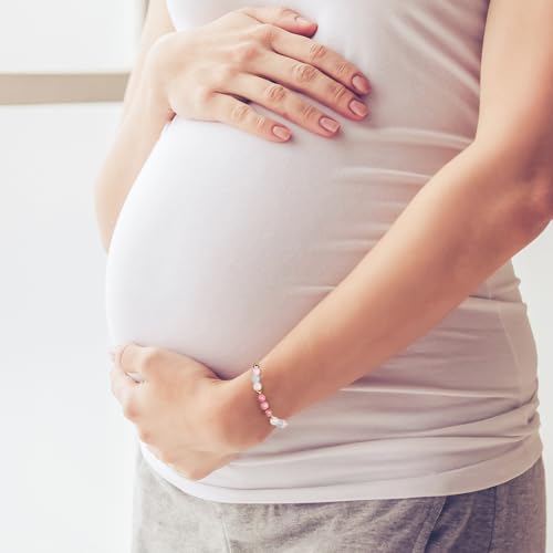 Healthy Pregnancy Gifts Natural Stone Bracelets for Pregnant Women, Mama To Be Moonstone Bracelet, First Time Mom Essentials, Pregnancy Gifts for Expecting Mom3