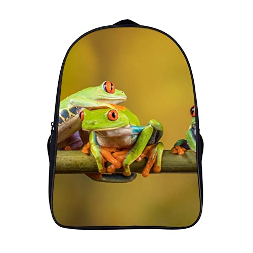 Sac à dos d'école unisexe grenouille fini le mal de dos au collège