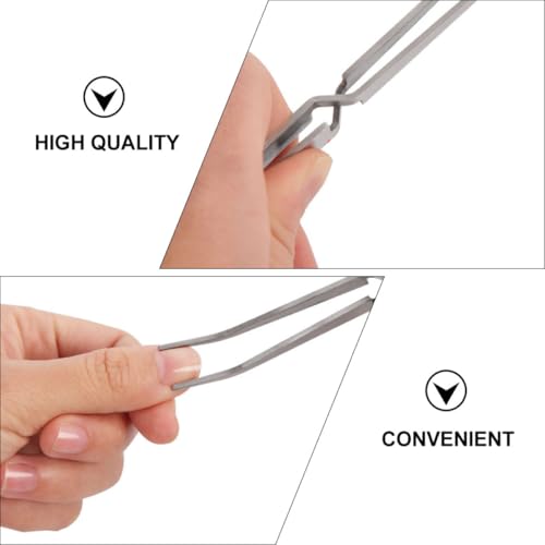 Pinzas para uñas acero inoxidable 2 piezas para manicura miniatura 7